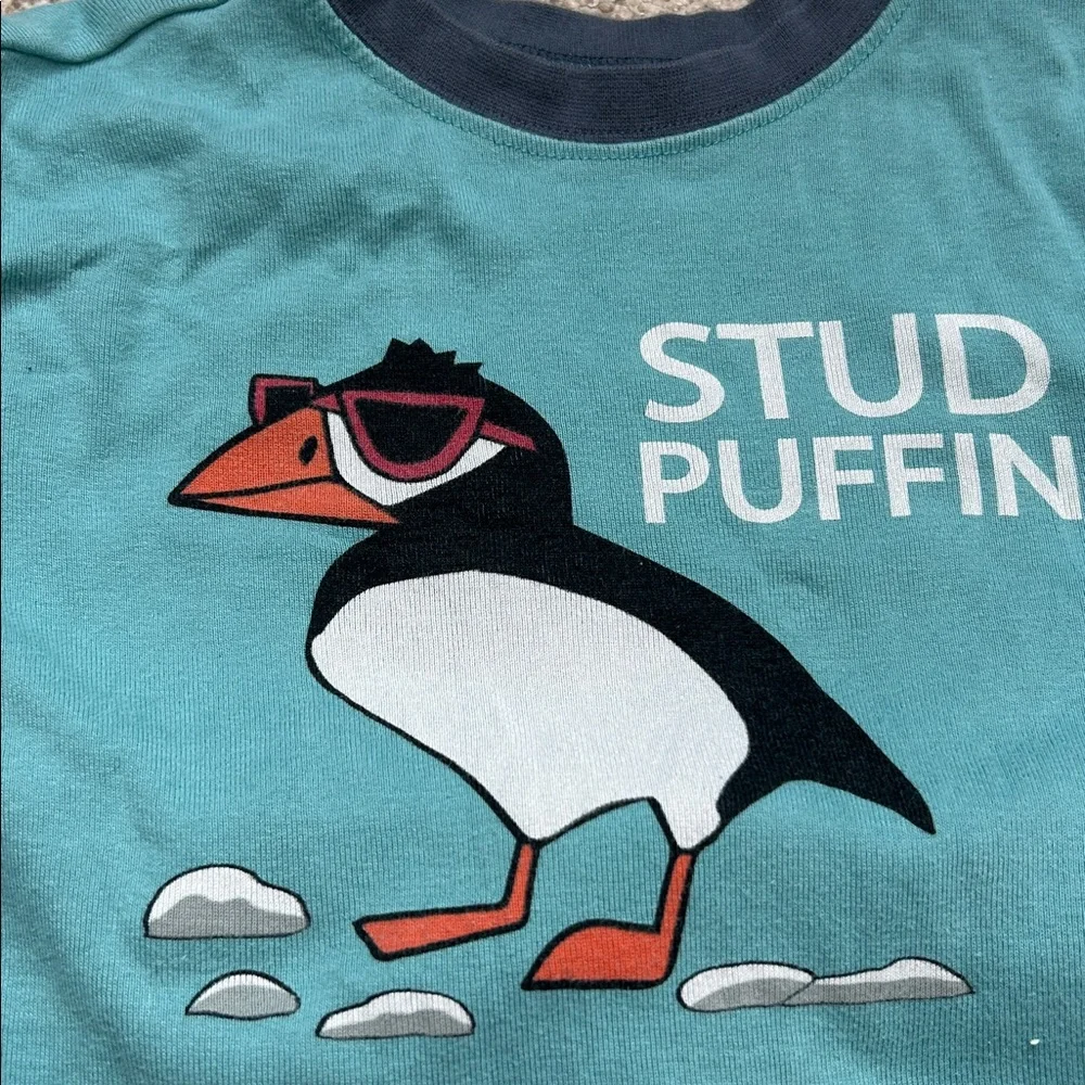 Lazy One Stud Puffin PJ Set, 8